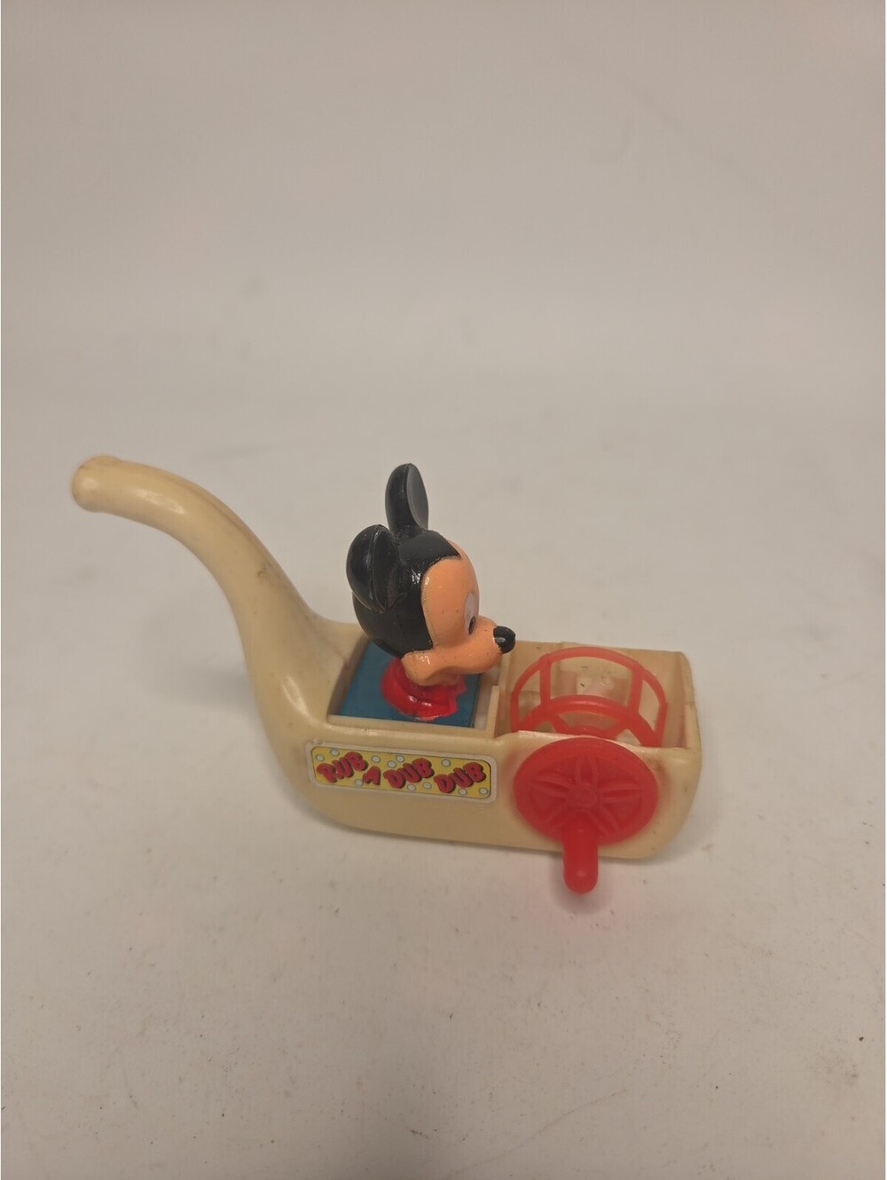 1980s Tootsie Vintage Disney Mickey Mouse Bubble Blower Boat Rub a Dub Vintage
